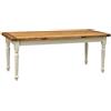Biscottini Tavolo allungabile sala da pranzo 200x80x90 cm - Tavolo allungabile da esterno e interno Made in Italy - Tavolo da pranzo allungabile in massello di Tiglio