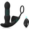AMUVIBE Massaggiatore Prostatico Vibrante - Spinta Automatica - Telecomando - Doppio Motore - 9 + 18 modalità - Impermeabile
