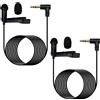 Lavalier Lapel Microfono per DJI Mic 2, Compatibile Con Rode Wireless GO II 2 Pr