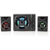 Nedis Altoparlante da gioco Nedis - Canali dell'altoparlante: 2.1 - Alimentato via USB - Spina da 3,5 mm - 33 W - LED - Controllo del volume