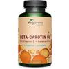 Vegavero Olio di Vegavero Beta Carotene Plus | 120 capsule | con vitamina E e astaxantina | Lucarotin® + Astazine® | prodotto vegano