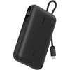 Belkin UltraCharge Power Bank 10000mAh con Cavo USB-C e Display - Nero