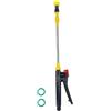 Milageto Spruzzatore Retrattile Asta per irrigazione Bacchetta Universale 45-80 cm Tubo telescopico Lungo Regolabile Spruzzatore Asta di prolunga Ugello e, Ugello Dritto
