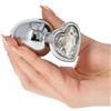 TOYZ4LOVERS Plug Anale Heart Ø 4,4 cm TRASPARENTE