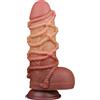 LOVETOY Dildo XXL Braided Rope 24,5 cm