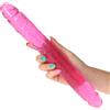 TOYZ4LOVERS Dildo Doppio Axe 33 cm ROSA TRASPARENTE