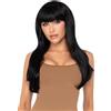 LEG AVENUE Parrucca Sexy Bangin Long Straight NERO