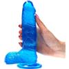 TOYZ4LOVERS Dildo Pink Flavour 7.5 BLU TRASPARENTE