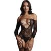 SHOTS Tuta Sexy Criss Cross Neck