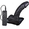 EXCELLENT POWER Strap On Vibrante Erection Radiance 20 cm NERO