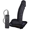 EXCELLENT POWER Strap On Vibrante Erection Shine 21,5 cm NERO