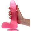 TOYZ4LOVERS Dildo Realistico Jelly Alvaro 23 cm ROSA TRASPARENTE