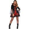 LEG AVENUE Costume Vampira Sexy Deadly Dark S/M