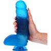 TOYZ4LOVERS Dildo XXL Jelly Ulisse Ø 5 cm BLU TRASPARENTE
