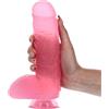 TOYZ4LOVERS Dildo XXL Jelly Ulisse Ø 5 cm ROSA TRASPARENTE