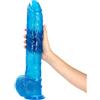 TOYZ4LOVERS Dildo XXL Jelly Golia 41 cm BLU TRASPARENTE