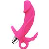 CHISA NOVELTIES Vibratore Doppia Stimolazione Triple Target FUCSIA