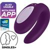 SATISFYER Vibratore per Coppia Double Joy VIOLA