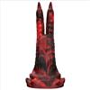 LOVETOY Dildo Monster Savage Charm Double Claw ROSSO