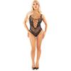 LEG AVENUE Body Sexy Rhinestone Nero