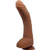 BAILE Dildo XXL Beautiful Alex 28 cm MARRONE CHIARO