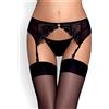 OBSESSIVE Guepiere e Perizoma Sexy Charms Nero XXL