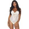LEG AVENUE Body Sexy Lace and Sheer Bianco