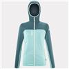 MILLET fusion grid fullzip hoody sweater woman - ARUBA