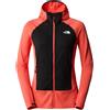 THE NORTH FACE W Bolt Polartec Hoodie - ORANGE BLACK