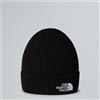 THE NORTH FACE Berretto con Risvolto TNF Logo Box da Bambini - BLACK