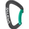 SALEWA Ortles Moschettone a Leva Curva - BLACK GREEN