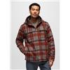 PRANA Asgard Camicia in Flanella con Cappuccio uomo - PEWTER