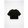 PRANA Everyday Paradise Creek Crop Graphic Tee - BLACK