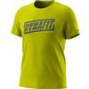 DYNAFIT Graphic Cotton Maglietta uomo - GOLDEN LIME TABLOID