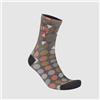 KARPOS Spasso Spasso Print Socks - GRAY BRONZE ORANGE