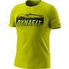 DYNAFIT Transalper Graphic Shirt uomo - GOLDEN LIME/5A30
