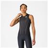 CASTELLI Anima Flow Sleeveless donna - BLACK WHITE