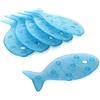 TATAY Adesivi antiscivolo, design a forma di pesce, PVC, blu, 15 x 7 (5515000)