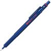 rOtring 600 portamine | 0,7 mm | corpo interamente in metallo blu | impugnatura zigrinata antiscivolo e corpo esagonale
