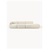 Westwing Collection Chaise longue componibile 4 posti in teddy Sofia