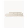 Westwing Collection Chaise longue componibile 4 posti in teddy Sofia