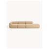 Westwing Collection Chaise longue componibile 4 posti in bouclé Sofia