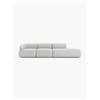 Westwing Collection Chaise longue componibile 4 posti Sofia - Grigio
