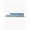 Westwing Collection Chaise longue componibile 4 posti in bouclé Sofia