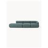Westwing Collection Chaise longue componibile 4 posti in bouclé Sofia - Blu