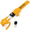 KRASER KR842Y Antifurto Auto Blocca Sterzo Alta Sicurezza, Doppio Gancio Regolabile, Piu Sicuro e Deterrente, Blocco Volante Protezione Antigraffio, Bloccasterzo Universale Automobile Camper Fourgone