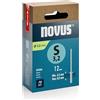 Novus Tools Rivetti ciechi in acciaio Ø 3,2 mm, lunghezza 12 mm, 70 rivetti, lunghezza morsetto 6,5 - 8,0 mm, ideale per il fissaggio e il collegamento rivetto di lamiere d'acciaio
