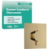 hansgrohe Ecostat Comfort E - Miscelatore termostatico incasso, Rubinetto termostatico con blocco di sicurezza (SafetyStop) a 40° C, Termostato quadrato, 1 utenza, oro lucido, 33710990