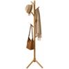 Relaxdays Appendiabiti Modulare 8 Ganci Fino a 175 cm Ingresso & Ufficio Pino Naturale