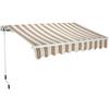 Garden Friend Tenda da Sole Barra Quadra 300.00 x 200.00h cm Riga Beige di Garden Friend